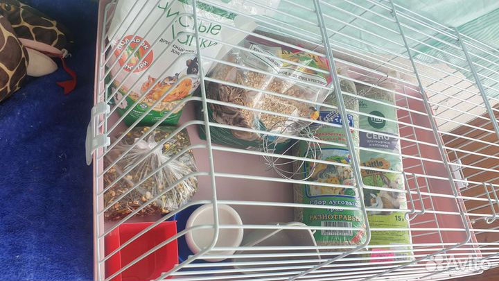 Клетка для грызунов для кролика/хорька/шиншилы