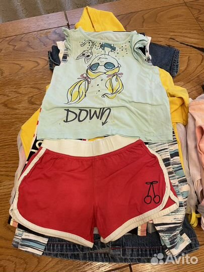 Вещи пакетом на девочку 122 128