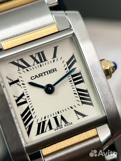 Cartier Tank Française Steel and Gold