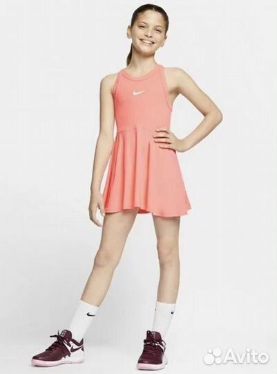 Платье теннисное nike для девочки