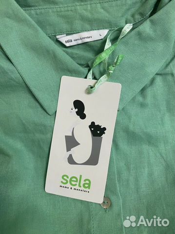 Новая льняная рубашка Sela объявление продам