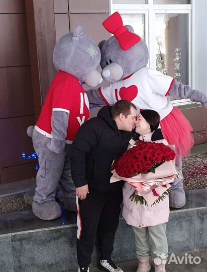 Мишки Тедди аниматоры ростовые куклы