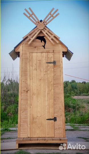 Уличный туалет с установкой HAT120