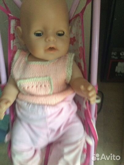 Пупс с коляской