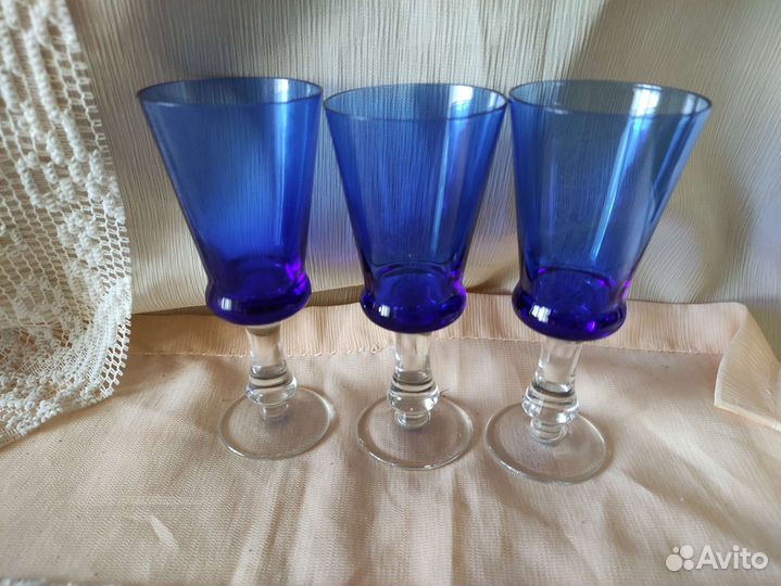 Разные предметы - кобальт. Винтаж