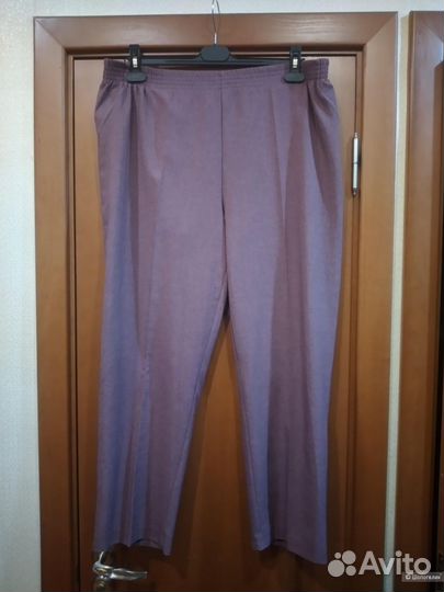 Льняные брюки 56 размер