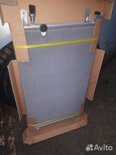 Радиатор кондиционера на модели Audi