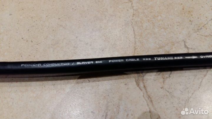 Силовой кабель Oyaide Tunami Pcocc-A 1,23m