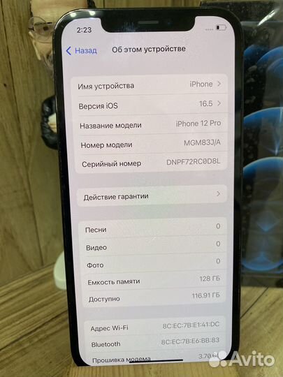 iPhone 12 Pro 128GB Pacific Blue