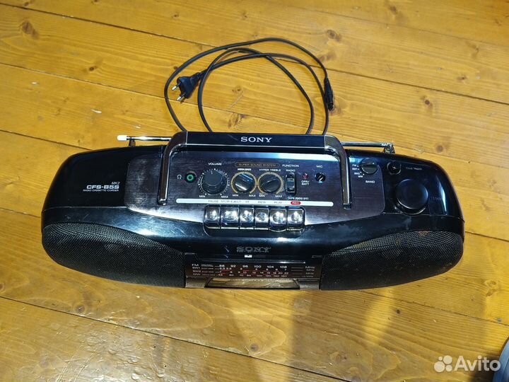 Кассетная магнитола sony