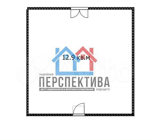 Комната 12,9 м² в 1-к., 4/5 эт.