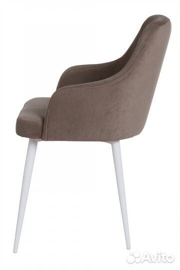 Стул камелия белый/тк. Десерт 05 латте