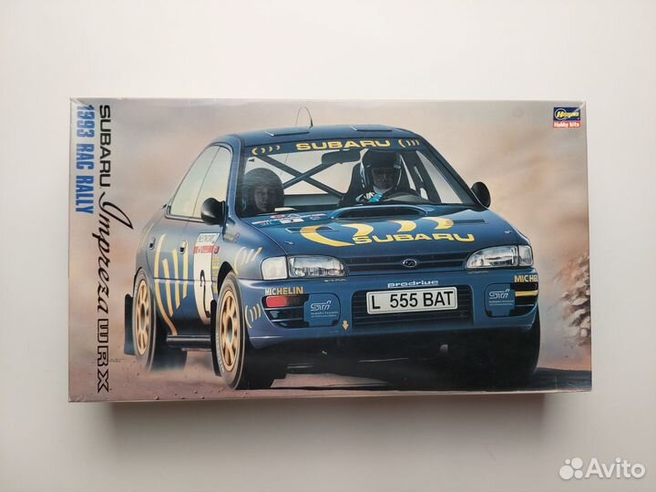 1/24 Subaru Impreza WRX 1993 RAC Rally (с травлени