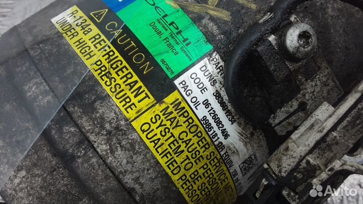 Компрессор кондиционера Opel Astra H 2006 9986181