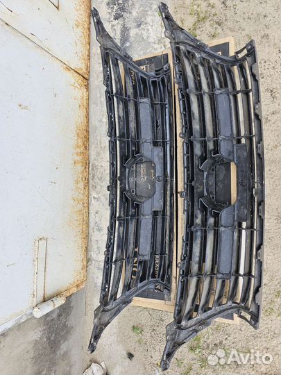 Lexus rx 3 решетка радиатора с хромом