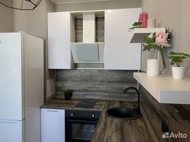 Кухня в студию с барной стойкой ксп:36029