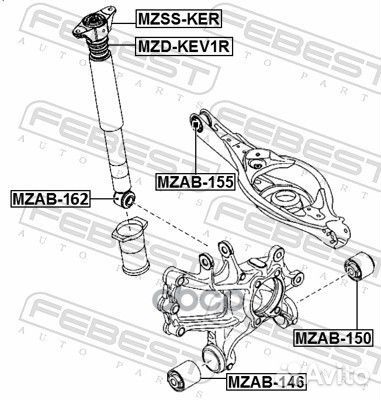 Опора заднего амортизатора mazda CX-5 KE 2011-2