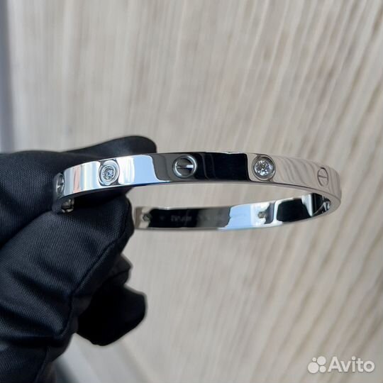 Браслет Cartier love bracelet 4 diamonds