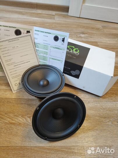 Мидбасы SOaudio so165/38