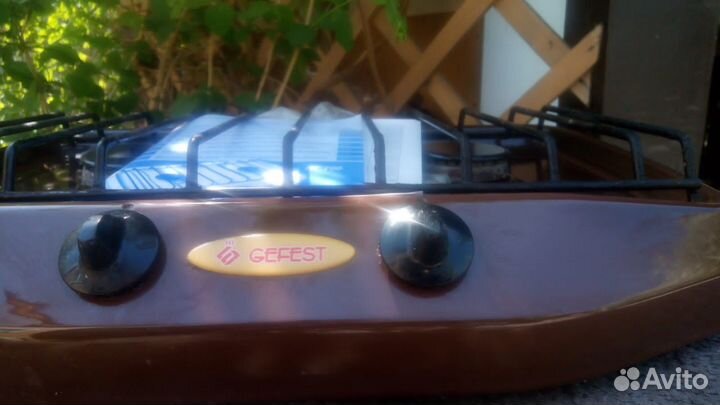 Настольная газовая плита 2 конфорки