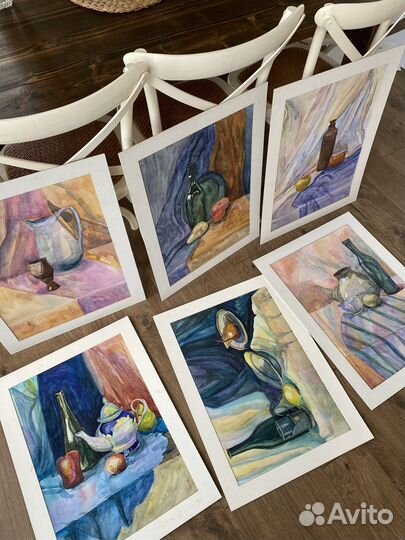 Натюрморт акварель