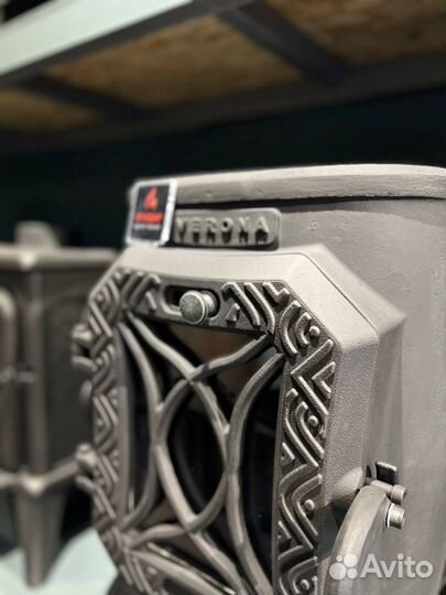 Печь камин для дома из чугуна