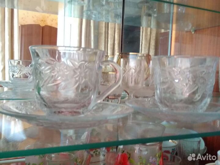 Хрусталь СССР. Вазы стаканы