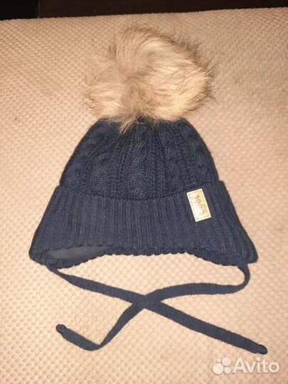 Шапка зимняя для мальчика 50-52