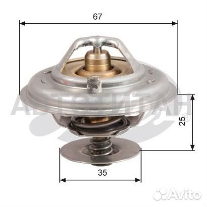 Термостат audi 2.4, 2.8,VW 2.8 V6 Gates TH14392G1