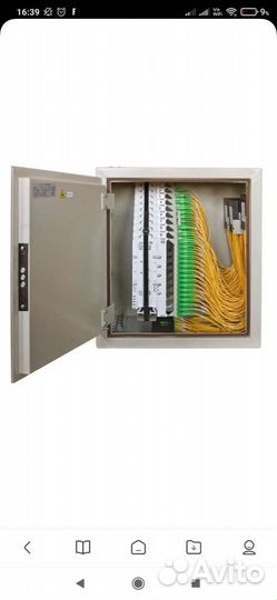 Шкаф на 96 портов со сплитерами новый gpon