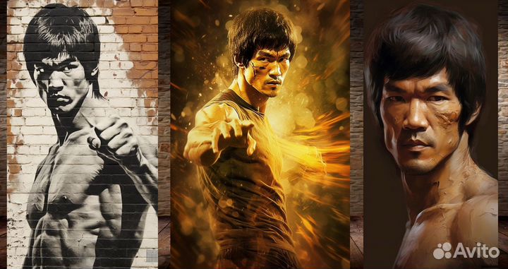 Картины Брюс Ли Спарта