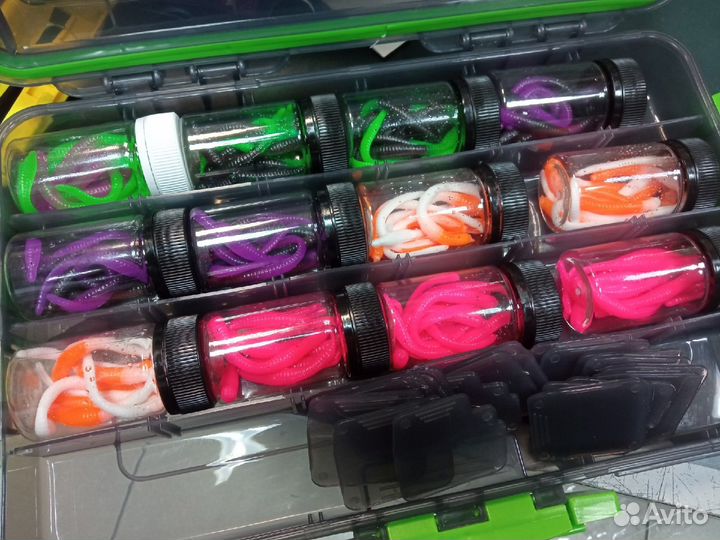 Огромный набор форелевых приманок (три коробки)