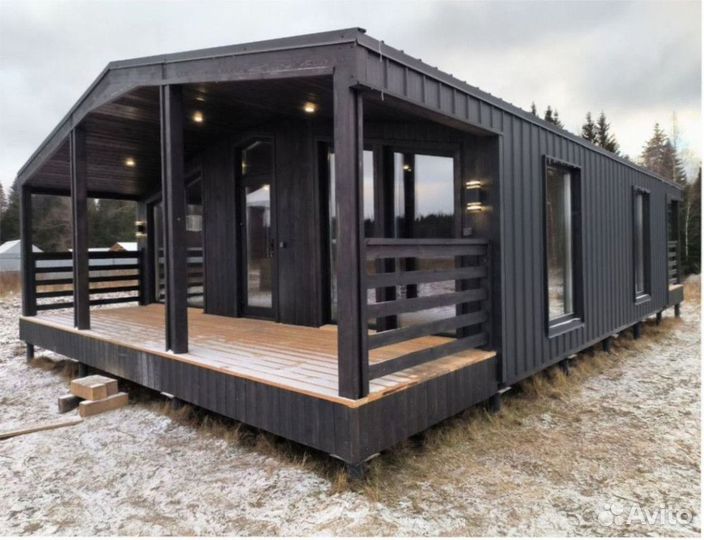 Каркасный всесезонный дом с доставкой 60 м кв, арт. ао-5608