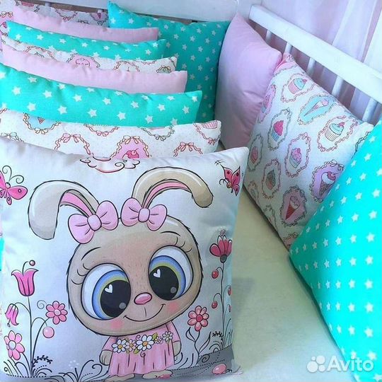 Бортики в детскую кроватку. Смотреть карусель