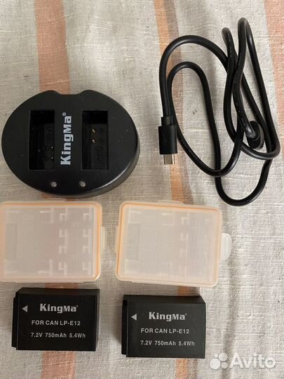 Аккумуляторы lp-e12 новые