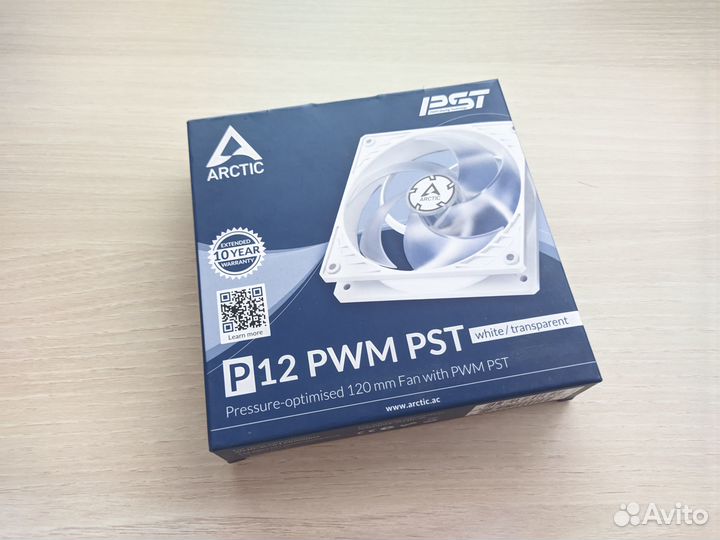 Вентилятор для корпуса Arctic P12 PWM PST White