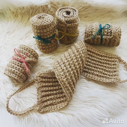 Мочалка ручной работы