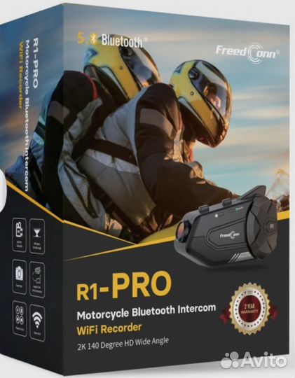 Мотогарнитура на шлем Freedconn r1 pro