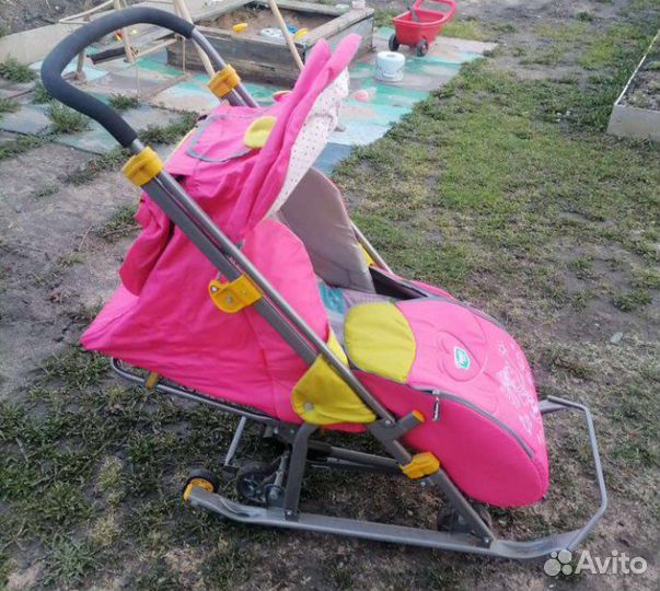 Коляска санки ника
