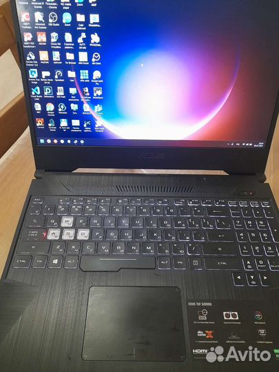 Ноутбук/asus Tuf Gaming/1650/Ryzen5 3550/12озу