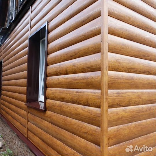 Металлосайдинг под бревно Глазов