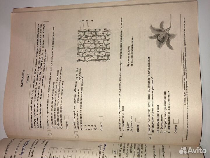 Огэ биология 2019