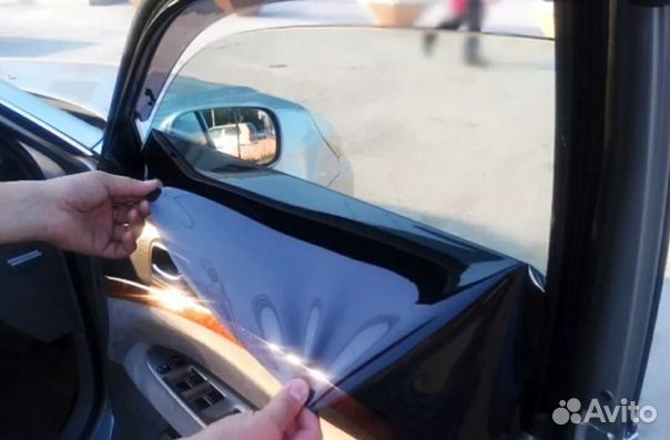 Съемная тонировка+ракель+нож 35%(50см*100см*2рулон