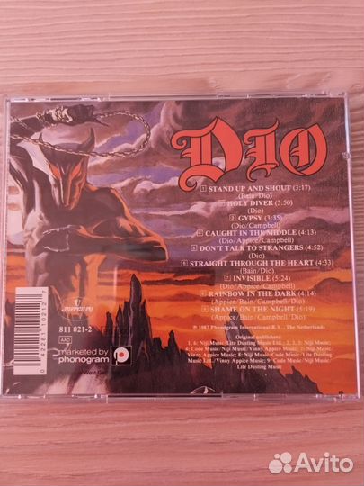 DIO-holy diver CD- DA Disc 1983 год