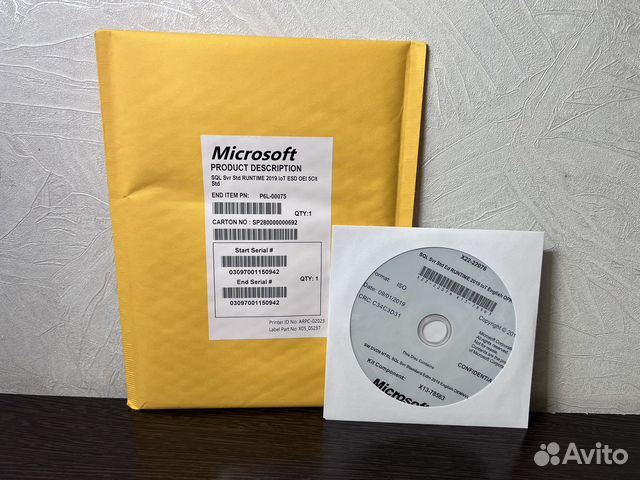 Microsoft SQL Server Standard 2019