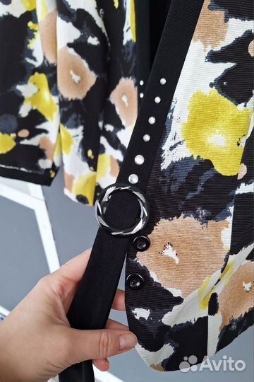 Платье женское черное с жакетом 46 размер