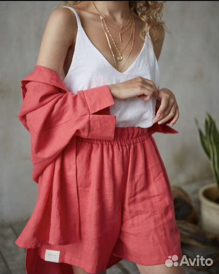 Шорты ecos в стиле country textile