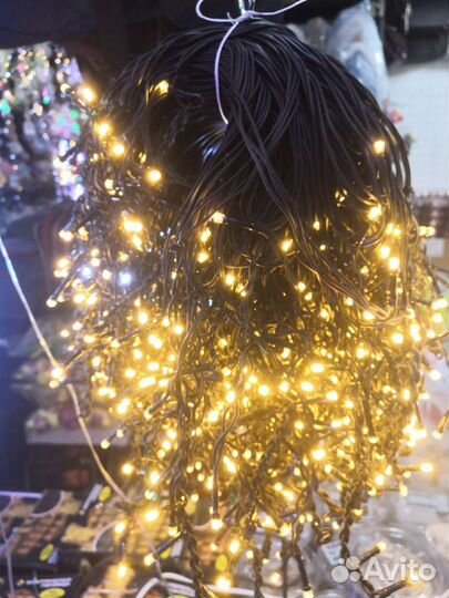 Гирлянда уличная бахрома