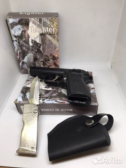Зажигалка пистолет