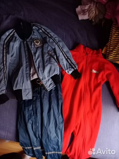 Большой пакет одежды для девочки